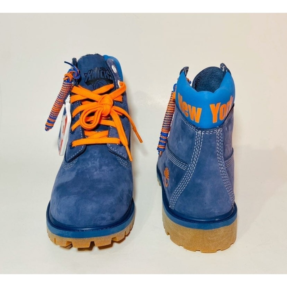 Timberland 6 Premium New York NY Knicks Boots Blue A2493-E09 Youth 5.5 Women's 7